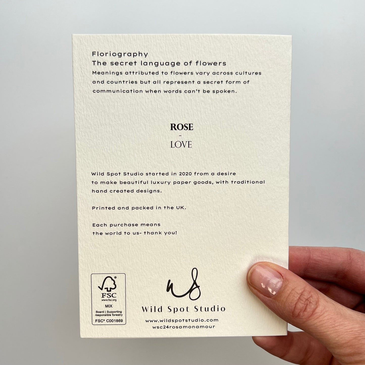 L’Amour card