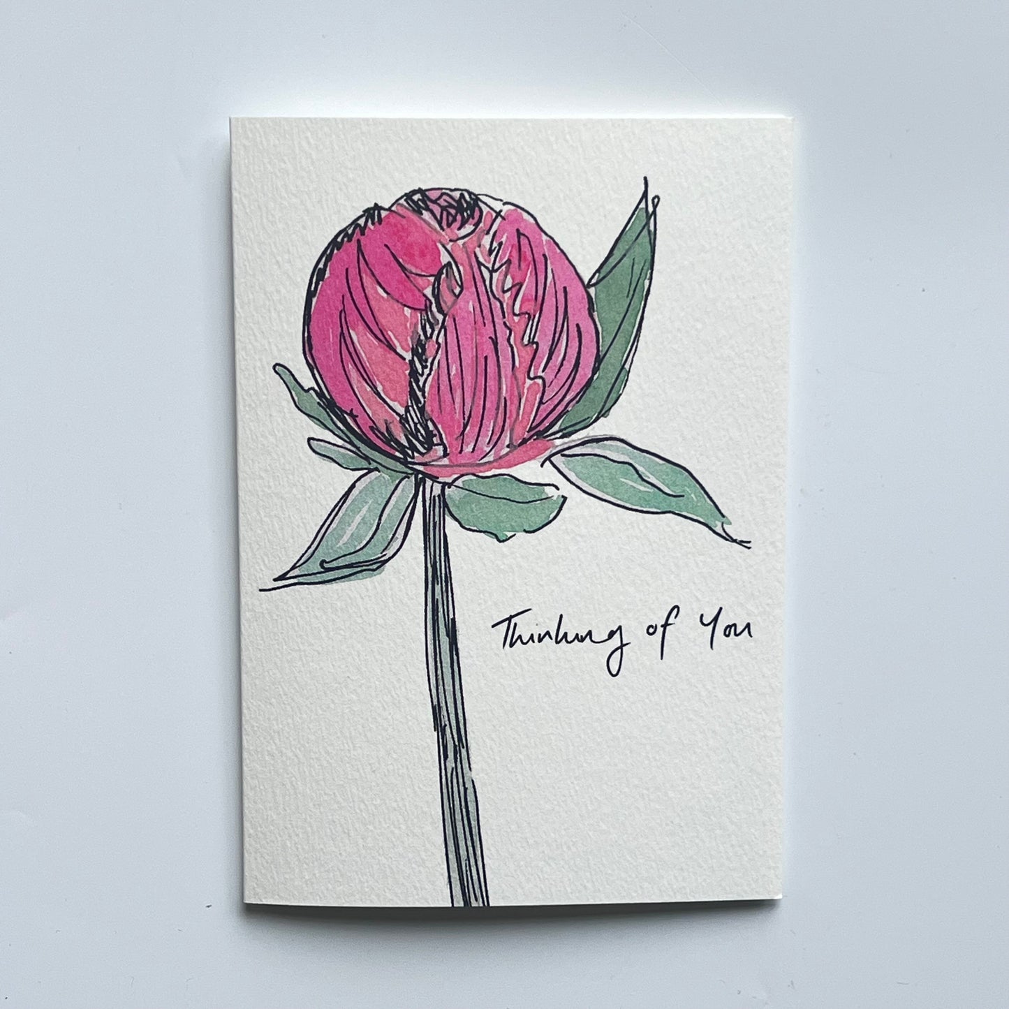 Thinking of You Closed Bud Card | just to say card | condolences card