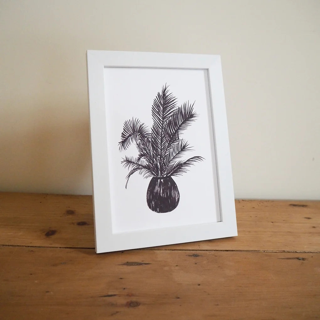 Large Monochrome Palm