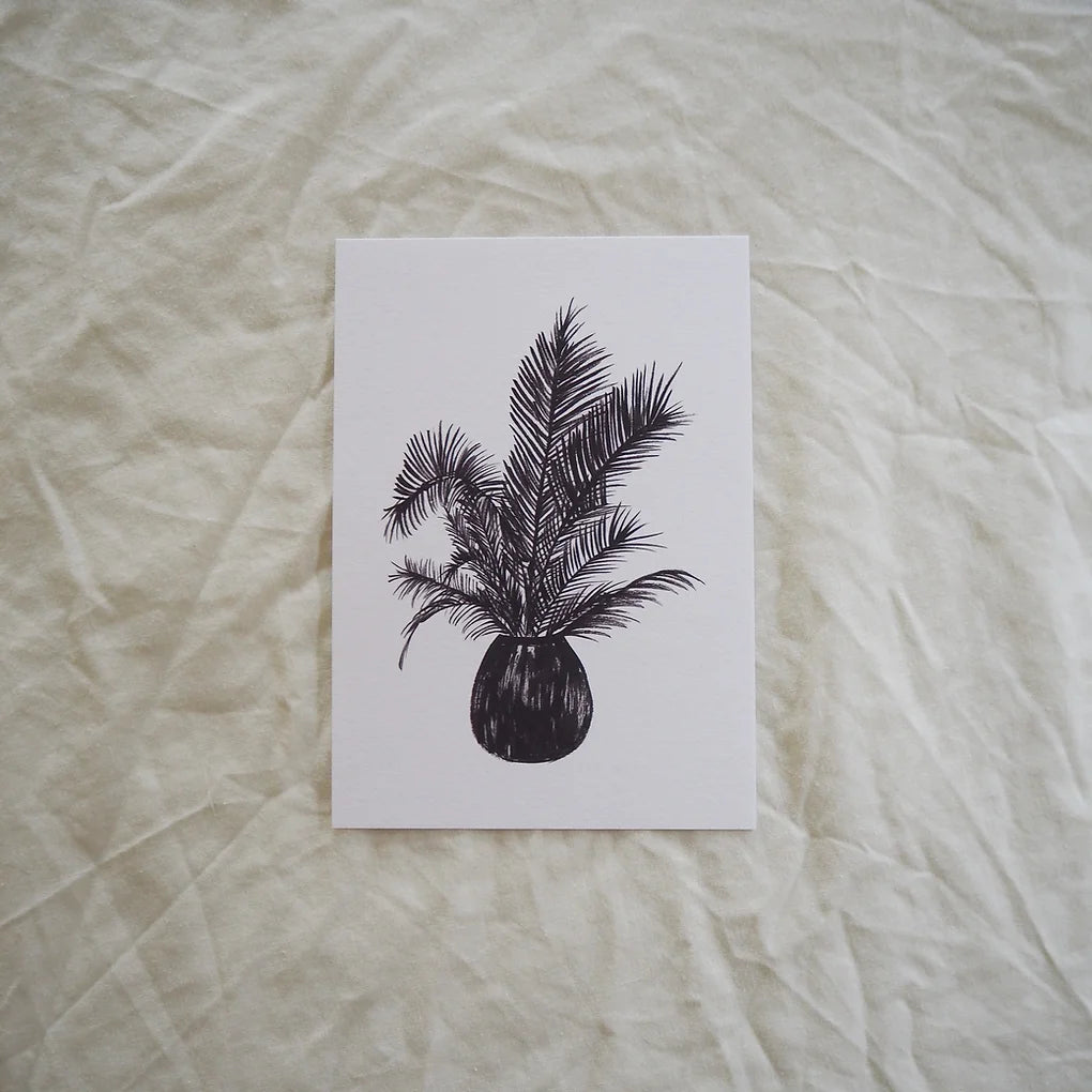 Large Monochrome Palm