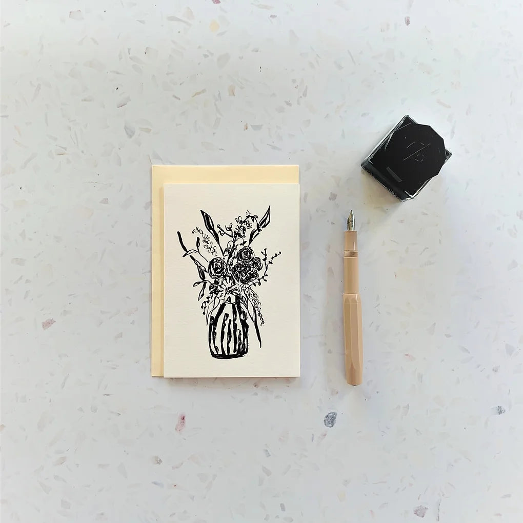 Monochrome Vase Arrangement