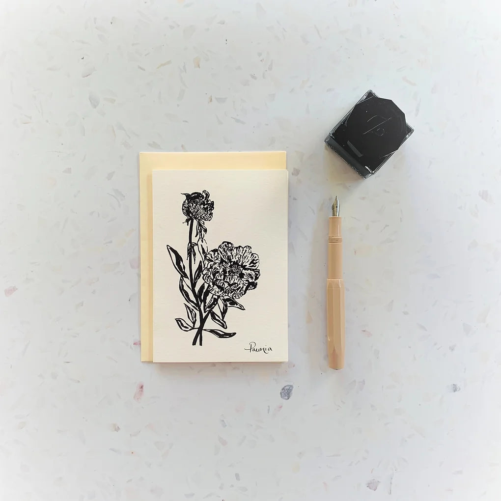 Paeonia Card