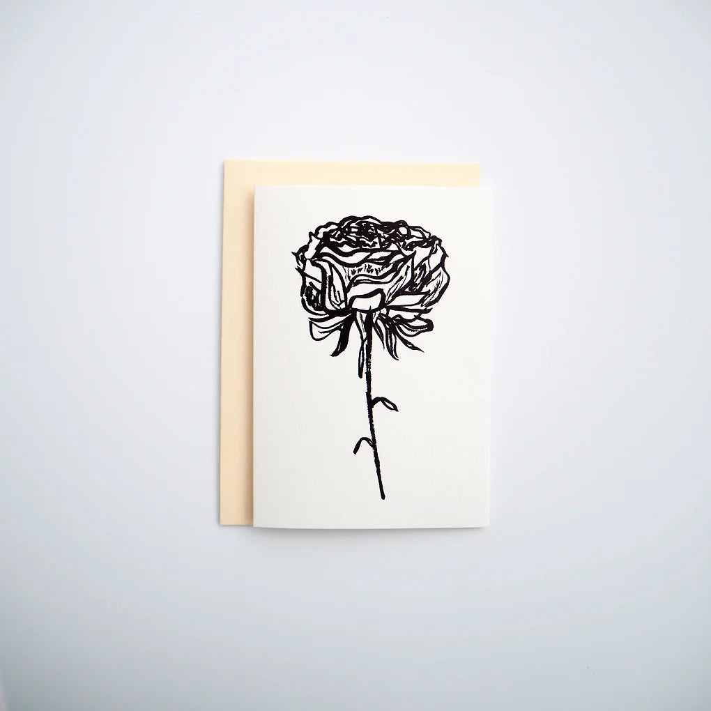 Rose 04 Greeting Card | Beautiful Rose Card | Blank Rose Card