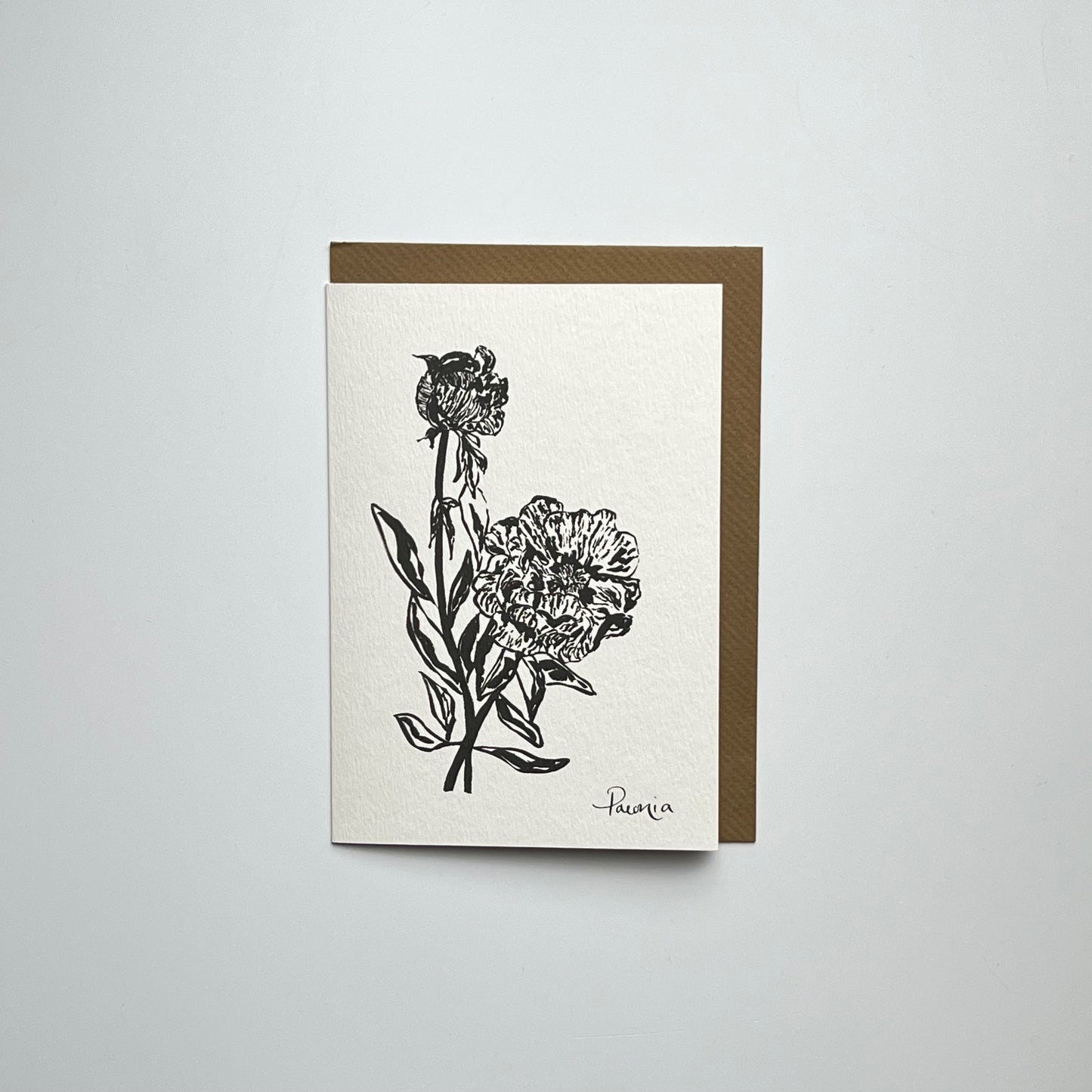 Paeonia Card