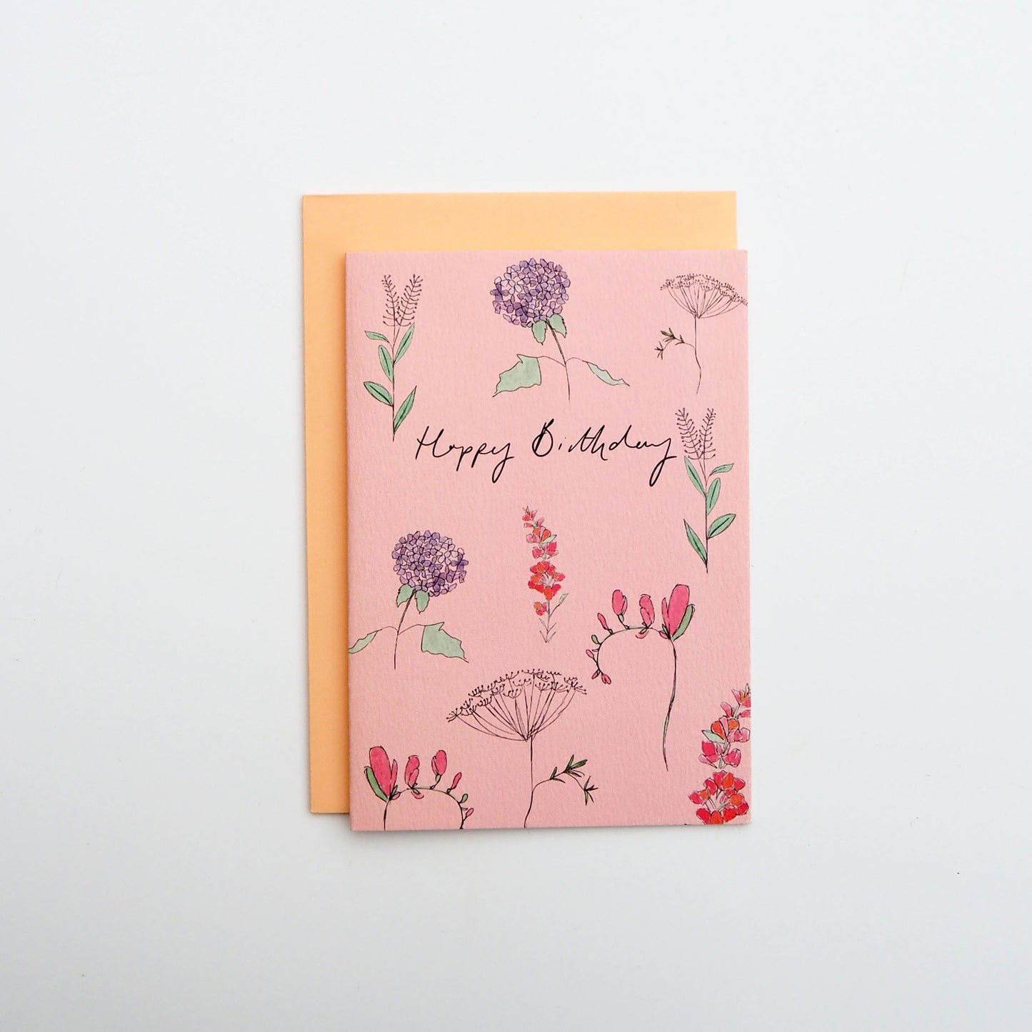 Happy Birthday Mixed Flower Card