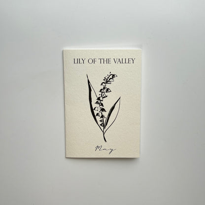 May Birth Flower Card | Lily of the Valley Birthday Cards | Spring Birthday Card