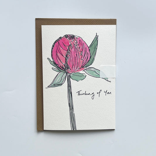 Thinking of You Closed Bud Card