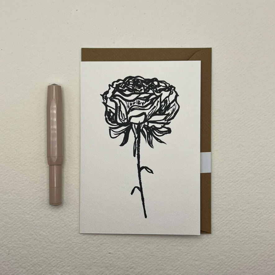 Rose 04 Greeting Card | Beautiful Rose Card | Blank Rose Card