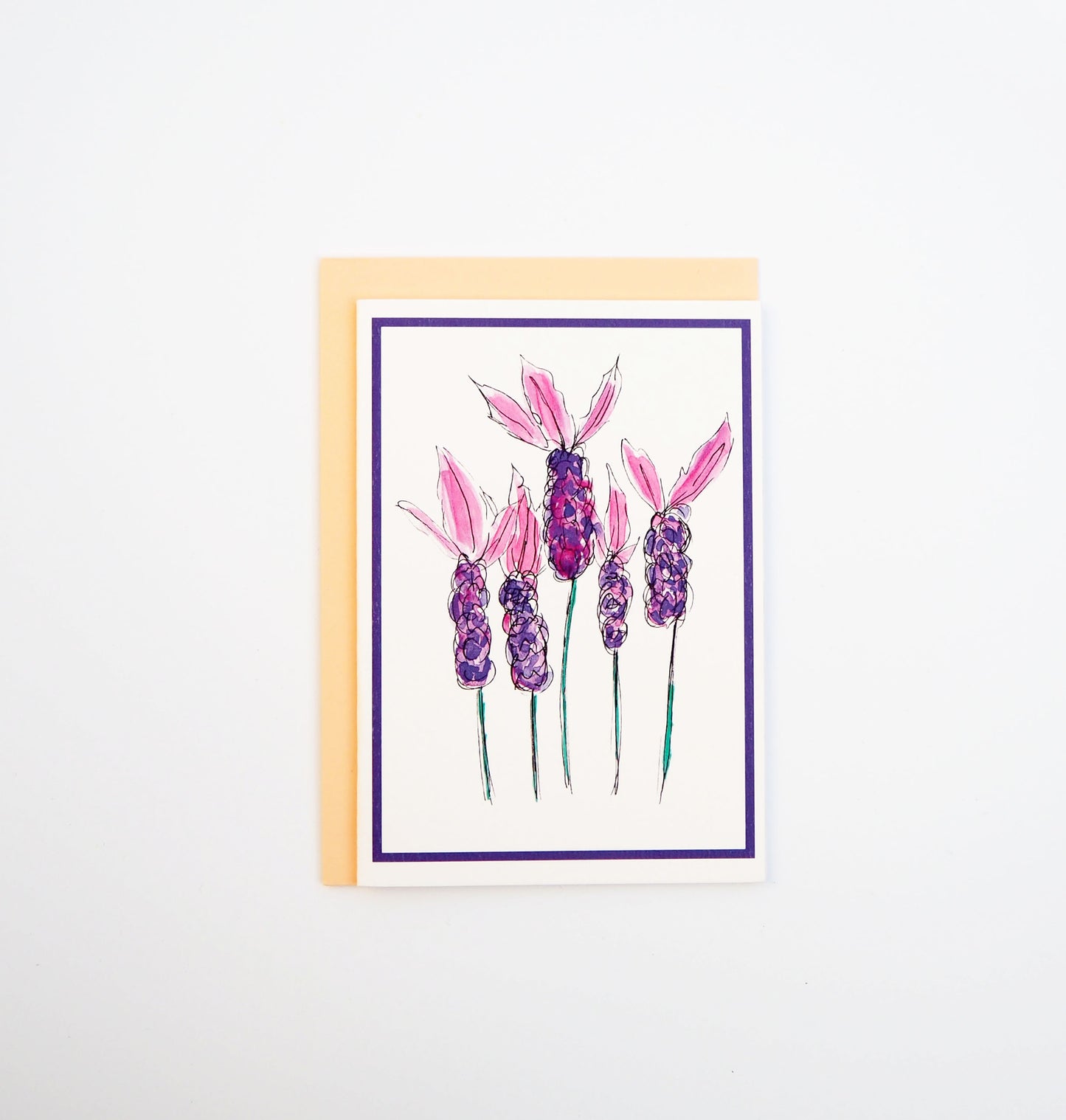 Frame Lavender Card